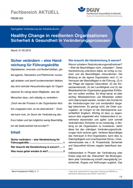 Fbgib 002 Healthy Change In Resilienten Organisationen - 