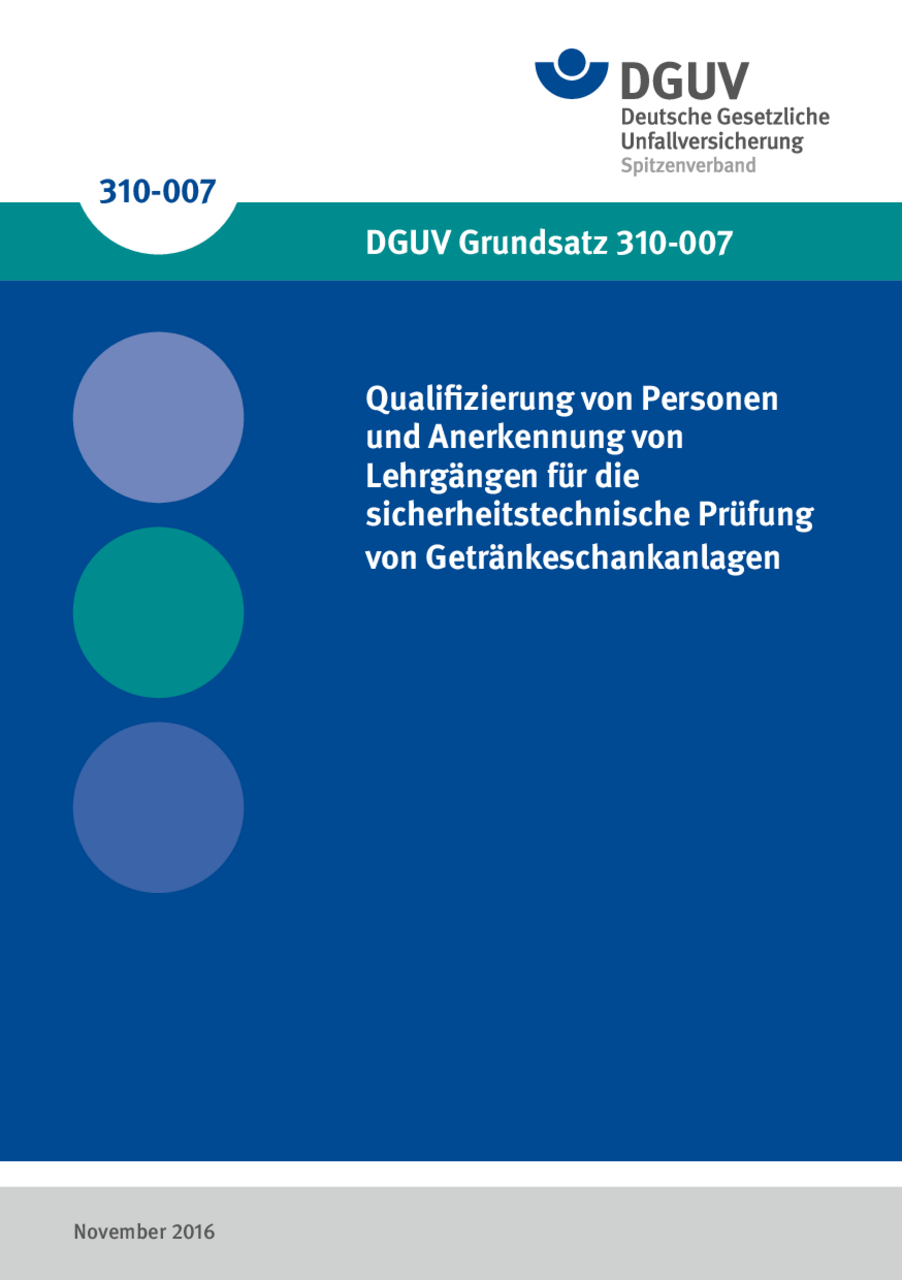 Ausbildung Von Personen Und Anerkennung Von Lehrgängen Für Die ...