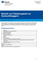 FBBAU-005: Betrieb von Palettengabeln an Hydraulikbaggern