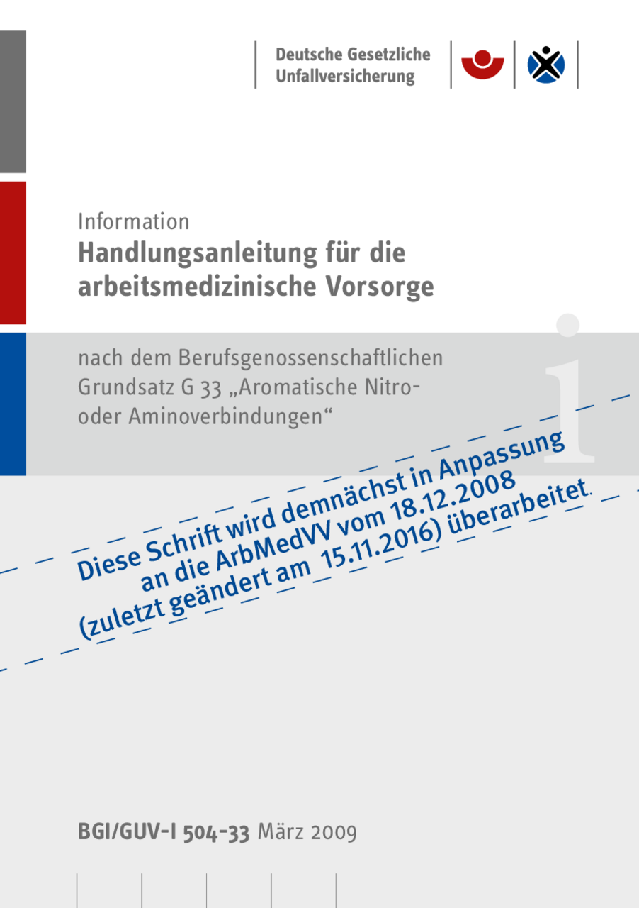 Handlungsanleitung Für Arbeitsmedizinische Untersuchungen Nach Dem DGUV ...