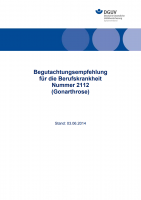 Begutachtungsempfehlung für die Berufskrankheit Nummer 2112 (Gonarthrose)