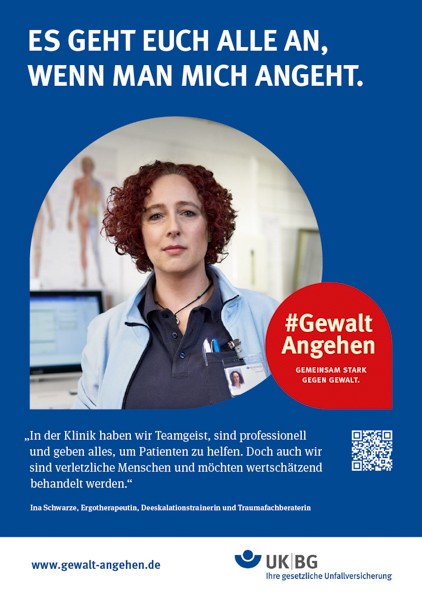 Plakat (DIN A3) #GewaltAngehen „I. Schwarze“