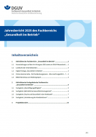 Jahresbericht 2025 des Fachbereichs „Gesundheit im Betrieb“