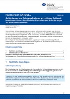 FBNG-021: Gefährdungen und Schutzmaßnahmen an vertikalen Schlauchbeutelmaschinen - Ausführliche Checkliste der Anforderungen zur Maschinensicherheit