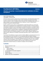 FBVW-502: Infection prevention: recommendations for ventilation at indoor workplaces