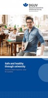 Safe and healthy through university - Social accident insurance cover for students