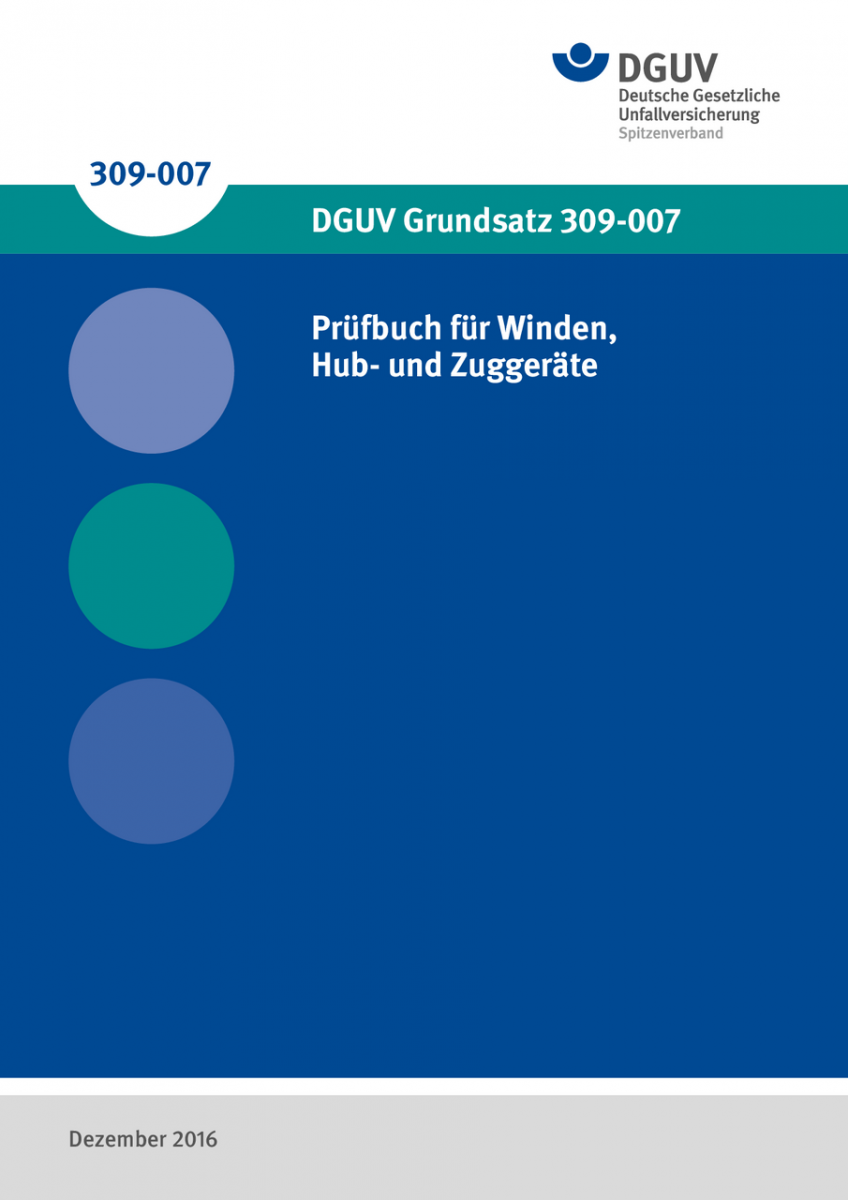 Prüfbuch Für Winden, Hub- Und Zuggeräte | DGUV Grundsätze | Regelwerk ...