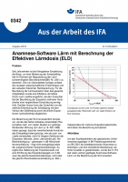 Anamnese-Software Lärm mit Berechnung der Effektiven Lärmdosis (Aus der Arbeit des IFA Nr. 0342)