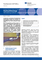 FBHM-028 „Hydraulikleckage - Vermeidung äußerer Leckage an Hydrauliksystemen“