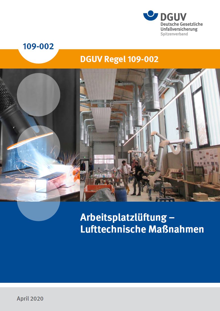 Arbeitsplatzlüftung - Lufttechnische Maßnahmen | DGUV Publikationen