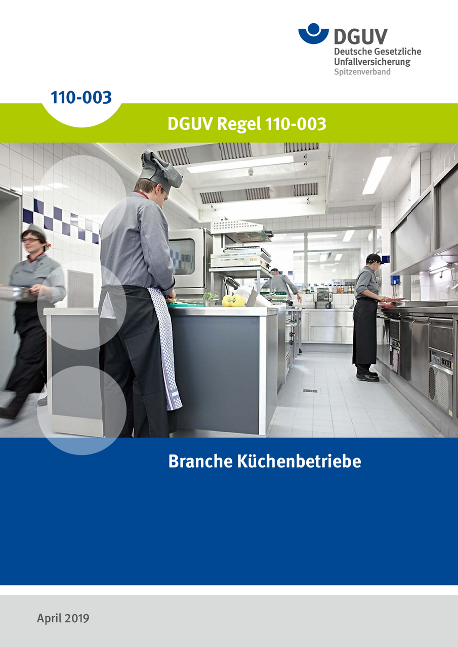 Branche Küchenbetriebe | DGUV Regeln | Regelwerk | DGUV Publikationen