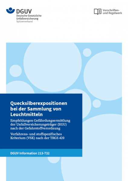 Quecksilberexpositionen bei der Sammlung von Leuchtmitteln - Empfehlungen Gefährdungsermittlung der