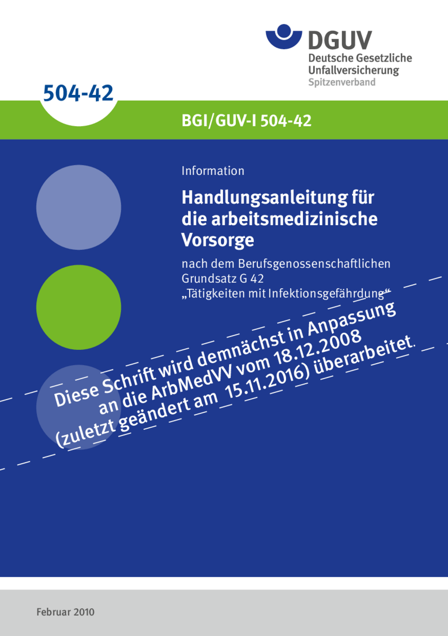 Handlungsanleitung für die arbeitsmedizinische Vorsorge nach dem ...