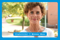 Motiv #ImpfenSchützt, „Marion Meyer“ (UK|BG und BG Kliniken)