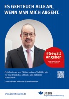 Plakat (DIN A3) #GewaltAngehen „C. Grawunder“