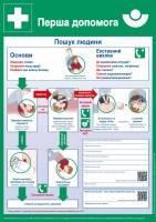 Erste Hilfe (Plakat, DIN A2, ukrainisch) Перша допомога