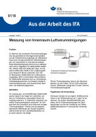 Messung von Innenraum-Luftverunreinigungen. Aus der Arbeit des IFA Nr. 0116