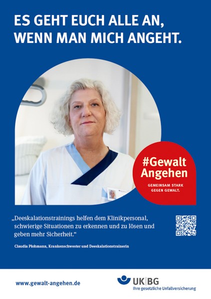 Plakat (DIN A3) #GewaltAngehen „C. Plohmann“