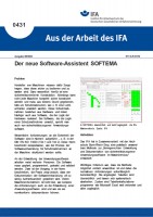 Der neue Software-Assistent SOFTEMA (Aus der Arbeit des IFA Nr. 0431)