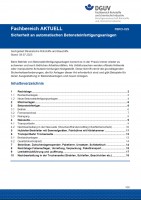 FBRCI-029: Sicherheit an automatischen Betonsteinfertigungsanlagen