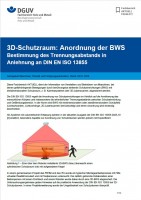 FBHM-072: 3D-Schutzraum: Anordnung der BWS - Bestimmungen des Sicherheitsabstands in Anlehnung an DIN EN ISO 13855