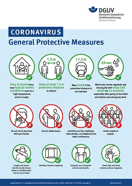 Coronavirus - General Protective Measures