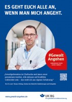 Plakat (DIN A3) #GewaltAngehen „Prof. Dr. med. T. Gösling“