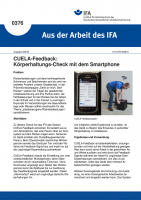 CUELA-Feedback: Körperhaltungs-Check mit dem Smartphone (Aus der Arbeit des IFA Nr. 0376)