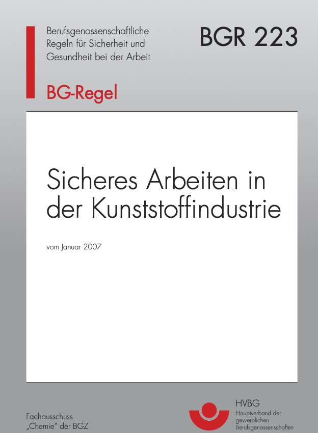 Sicheres Arbeiten In Der Kunststoffindustrie | Regelwerk | DGUV ...