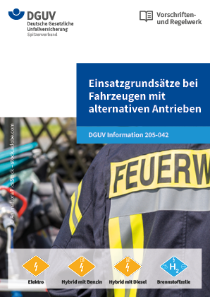 Taschenkarte Einsatzgrundsätze bei Fahrzeugen mit alternativen Antrieben