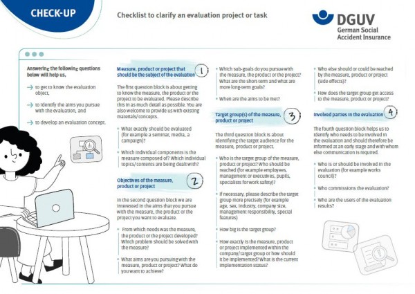 CHECK-UP: Checklist to clarify an evaluation project or task