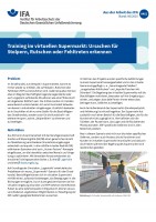 Training im virtuellen Supermarkt: Ursachen für Stolpern, Rutschen oder Fehltreten erkennen (Aus der Arbeit des IFA Nr. 0462)